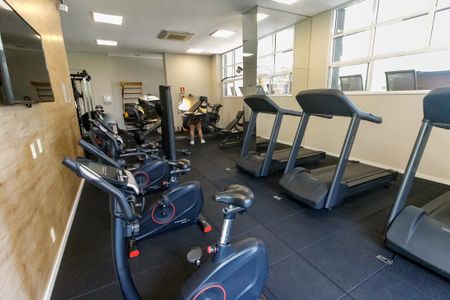 Apartamento para alugar com 35m², 1 quarto e 1 vaga Apartamento para alugar com 35m², 1 quarto e 1 vagaÁrea comum - Academia