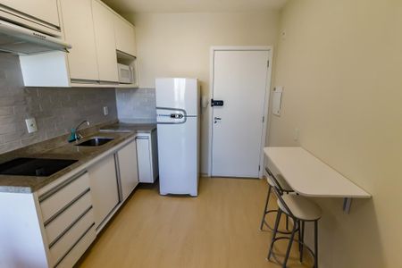 Cozinha - Armários de apartamento para alugar com 1 quarto, 35m² em Real Parque, São Paulo