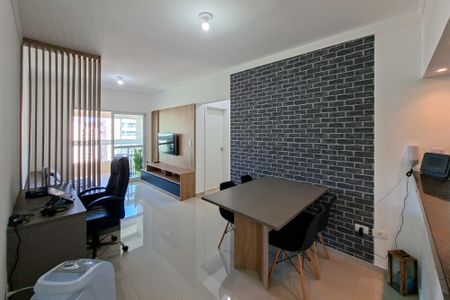 Sala de apartamento para alugar com 2 quartos, 90m² em Canto do Forte, Praia Grande