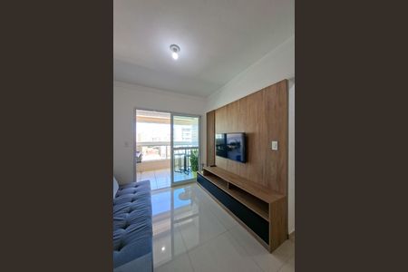 Sala de apartamento para alugar com 2 quartos, 90m² em Canto do Forte, Praia Grande