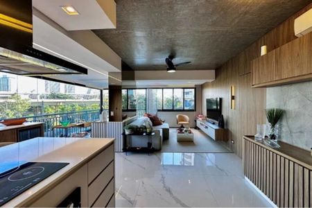 Cozinha de apartamento à venda com 1 quarto, 82m² em Cidade Monções, São Paulo