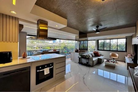 Cozinha de apartamento à venda com 1 quarto, 82m² em Cidade Monções, São Paulo