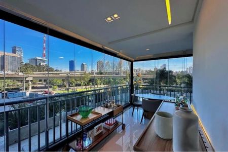 Sala de apartamento à venda com 1 quarto, 82m² em Cidade Monções, São Paulo