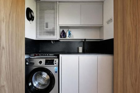 Área de serviço de apartamento à venda com 1 quarto, 82m² em Cidade Monções, São Paulo