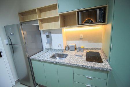 Studio para alugar com 25m², 1 quarto e sem vaga Studio para alugar com 25m², 1 quarto e sem vagaCozinha