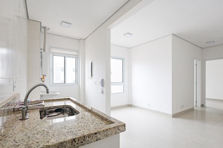 Cozinha de apartamento para alugar com 2 quartos, 46m² em Jardins do Império, Indaiatuba