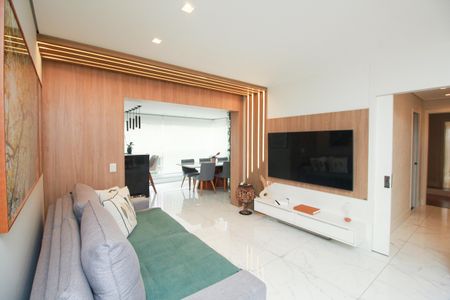 Sala de apartamento para alugar com 3 quartos, 113m² em Vila Assunção, Santo André