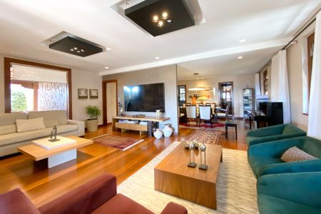 Sala de casa à venda com 5 quartos, 550m² em Mangabeiras, Belo Horizonte