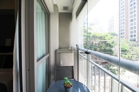 Apartamento à venda com 21m², 1 quarto e sem vagaVaranda