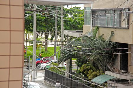 Vista da Sala de apartamento para alugar com 2 quartos, 66m² em Gonzaga, Santos