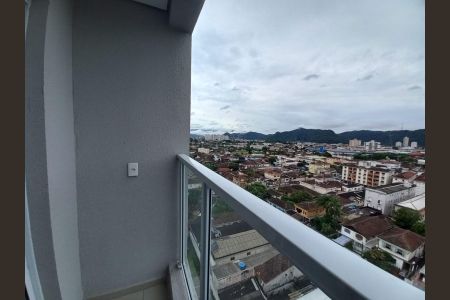 Varanda da Sala de apartamento para alugar com 2 quartos, 40m² em Catiapoã, São Vicente