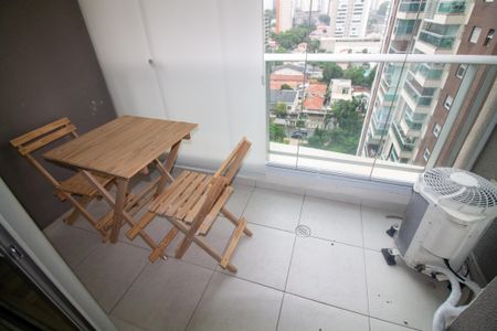 Studio para alugar com 33m², 1 quarto e 1 vagaVaranda