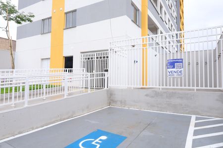 Apartamento à venda com 19m², 1 quarto e sem vagaPlaca instalada na grade da fachada do condomínio - Código da placa: WYNY-1500