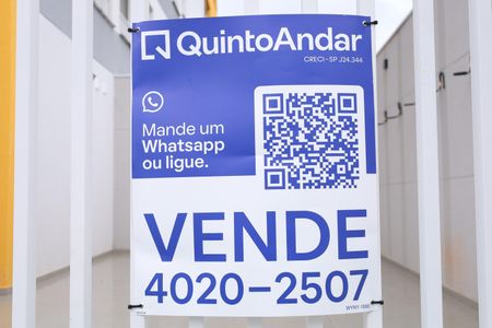 Apartamento à venda com 19m², 1 quarto e sem vagaPlaca instalada na grade da fachada do condomínio - Código da placa: WYNY-1500