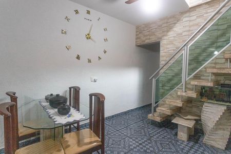 Sala de jantar de casa à venda com 1 quarto, 125m² em Balneário São Francisco, Diadema