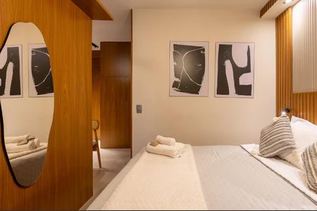 Quarto de apartamento à venda com 1 quarto, 29m² em Barra Funda, São Paulo