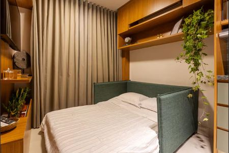 Quarto de apartamento à venda com 1 quarto, 29m² em Barra Funda, São Paulo