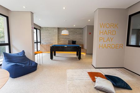 Apartamento à venda com 42m², 2 quartos e 1 vagaSalão de jogos