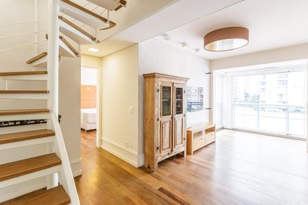 Sala de apartamento para alugar com 1 quarto, 125m² em Vila Nova Conceição, São Paulo