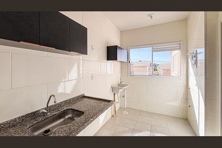 Cozinha de apartamento para alugar com 2 quartos, 44m² em Parque Campo Bonito, Indaiatuba