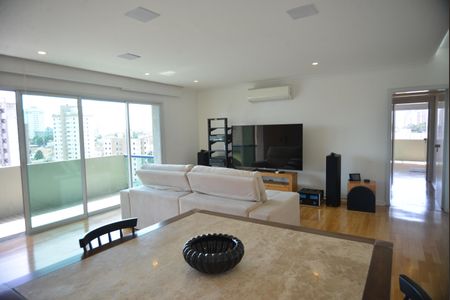 Sala de apartamento para alugar com 4 quartos, 191m² em Vila Valparaíso, Santo André