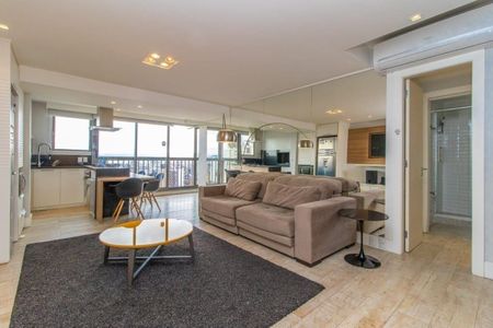 Sala / Cozinha de apartamento para alugar com 1 quarto, 60m² em Petrópolis, Porto Alegre