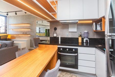 Cozinha de apartamento para alugar com 1 quarto, 51m² em Auxiliadora, Porto Alegre