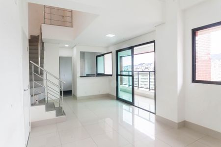 sala de apartamento à venda com 2 quartos, 110m² em Luxemburgo, Belo Horizonte