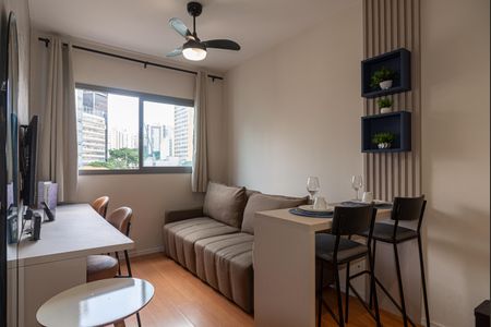 Sala de apartamento à venda com 1 quarto, 24m² em Bela Vista, São Paulo
