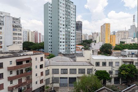 Vista da Sala de apartamento à venda com 1 quarto, 24m² em Bela Vista, São Paulo