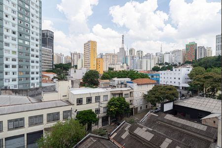 Vista da Sala de apartamento à venda com 1 quarto, 24m² em Bela Vista, São Paulo