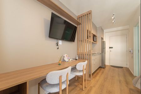 Studio para alugar com 24m², 1 quarto e sem vagaQuarto