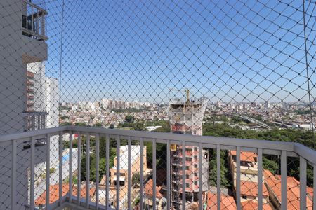 Sacada da Sala de apartamento para alugar com 2 quartos, 55m² em Vila Príncipe de Gales, Santo André