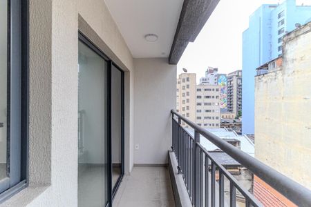 Studio à venda com 26m², 1 quarto e sem vagaVaranda