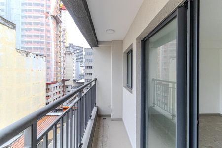 Studio à venda com 26m², 1 quarto e sem vagaVaranda