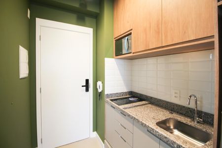 Studio para alugar com 25m², 1 quarto e sem vaga Studio para alugar com 25m², 1 quarto e sem vagaCozinha