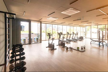 Studio para alugar com 25m², 1 quarto e sem vaga Studio para alugar com 25m², 1 quarto e sem vagaÁrea comum - Academia