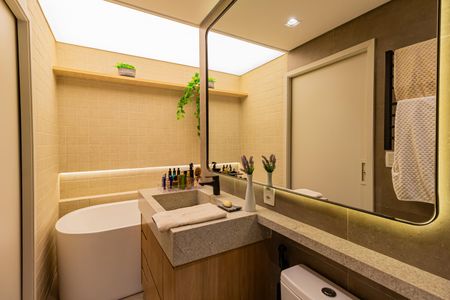 Apartamento à venda com 141m², 3 quartos e 2 vagas Apartamento à venda com 141m², 3 quartos e 2 vagasBanheiro da Suíte 1