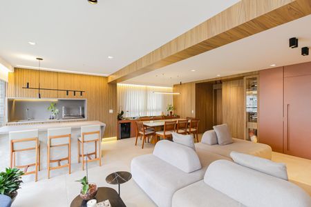 Sala de apartamento à venda com 3 quartos, 141m² em Brooklin, São Paulo