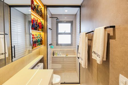 Apartamento à venda com 141m², 3 quartos e 2 vagas Apartamento à venda com 141m², 3 quartos e 2 vagasBanheiro da Suíte 3