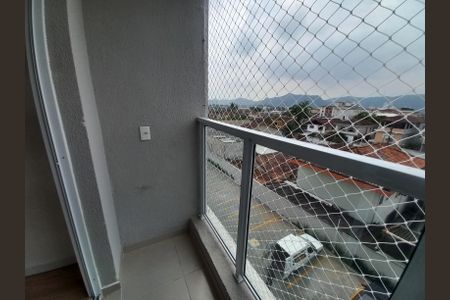 Varanda da Sala de apartamento para alugar com 2 quartos, 53m² em Catiapoã, São Vicente