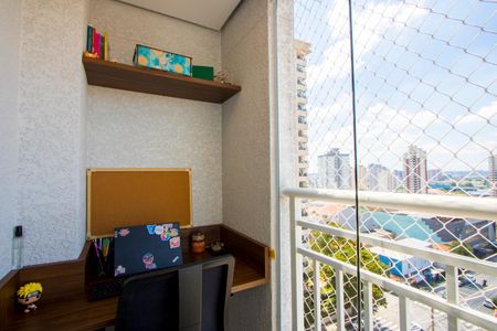 Varanda da sala de apartamento para alugar com 2 quartos, 50m² em Vila Leopoldina, Santo André