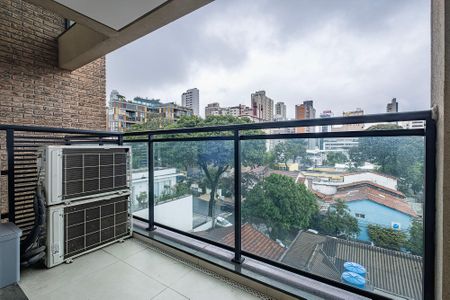 Sala/Cozinha - Varanda de apartamento para alugar com 1 quarto, 35m² em Sumarezinho, São Paulo