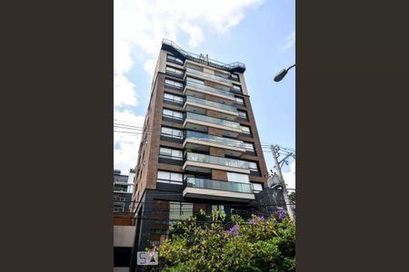 Apartamento para alugar com 35m², 1 quarto e 1 vaga Apartamento para alugar com 35m², 1 quarto e 1 vagaFachada