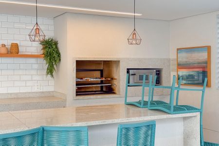 Apartamento à venda com 81m², 2 quartos e 2 vagasChurrasqueira