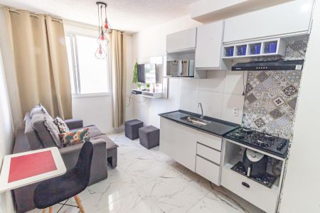 Sala/Cozinha de apartamento para alugar com 1 quarto, 25m² em Belenzinho, São Paulo
