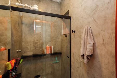 Banheiro da Suíte de casa à venda com 1 quarto, 35m² em Vila Nivi, São Paulo