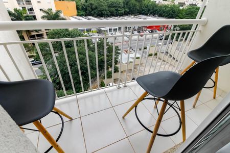 Varanda da Sala de apartamento à venda com 2 quartos, 67m² em Vila Andrade, São Paulo