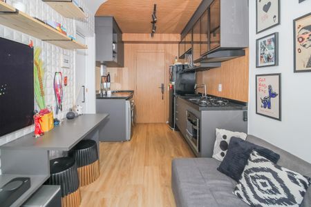 Sala de apartamento para alugar com 1 quarto, 30m² em Vila Romana, São Paulo