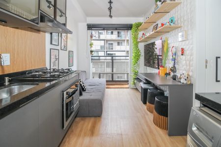 Sala de apartamento para alugar com 1 quarto, 30m² em Vila Romana, São Paulo